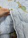 Ковдра Ecotton Євро 200х210 см антиалергенна блакитна 50-0012 Blue 04001 фото 3