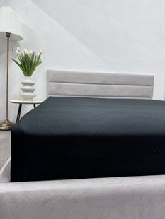 Простирадло на резинці 140х200 см Black чорний (24574) 24574 фото