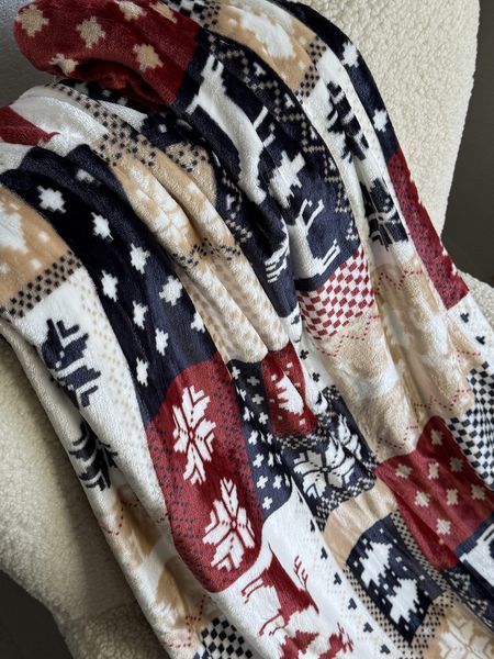 Плед Ecotton 200х220 см Well Soft новорічний з оленями синій 24185 фото