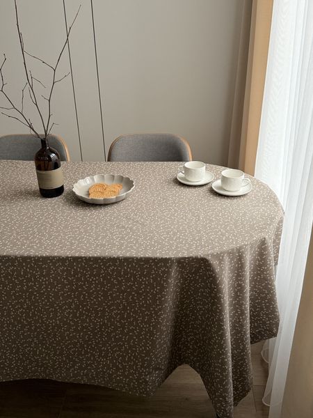 Скатертина столова Ecotton DUCK 170х220 см водовідштовхувальна кремовий (V 10/ Khave) 25007 фото