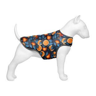 Курточка-накидка для собак WAUDOG Clothes, малюнок "Апельсини", S, А 32 см, B 41-51 см, С 25-35 см 503-4054 фото