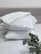 Подушка Ecotton 50х70 см подвійна з чохлом на блискавці із мікрофібри біла White (Novita) 23983 фото 5