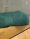 Рушник Ecotton 50х80 см махровий зеленого кольору Dark Green 25233 фото 6