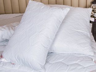 Подушка Ecotton 40х60 см антиалергенна із мікрофібри біла Optic White 04259/57 фото
