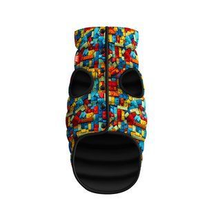 Курточка для собак WAUDOG Clothes малюнок "Блоки", XS22, В 33-36 см, С 19-22 см 401-4056 фото