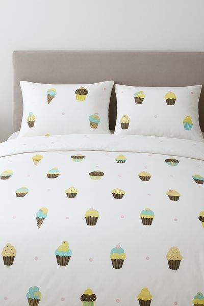 Комплект постільної білизни Ecotton полуторний 150х215 см сатин білий (рис. 24310) 24804 фото