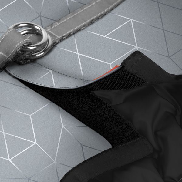 Шлея для собак м'яка WAUDOG Clothes c QR-паспортом, світловідбивна,XS2 B 28-31 см, C 20-22 см 2927 фото