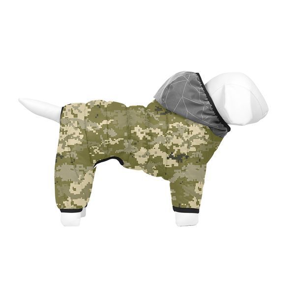 Комбінезон для собак WAUDOG Clothes, малюнок "Мілітарі", S35, В 52-55 см, С 31-36 см 420-4026 фото