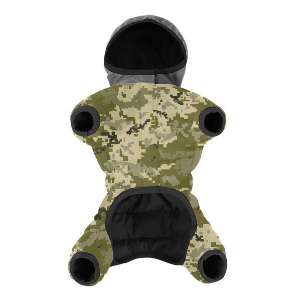 Комбінезон для собак WAUDOG Clothes, малюнок "Мілітарі", S35, В 52-55 см, С 31-36 см 420-4026 фото