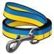Повідець для собак з нейлону WAUDOG Nylon малюнок "Colors of freedom", розмір L-XXL, Ш 25 мм, Д 122 см 4925-4020 фото 1