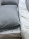 Комплект постільної білизни Ecotton Євро 210х220 см 21205 сіра Полоса 23742 фото 4