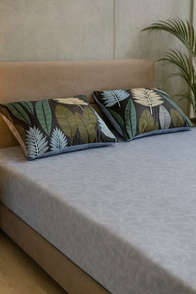Комплект постільної білизни Ecotton двоспальний 180х215 см Листя тундри 23676 фото