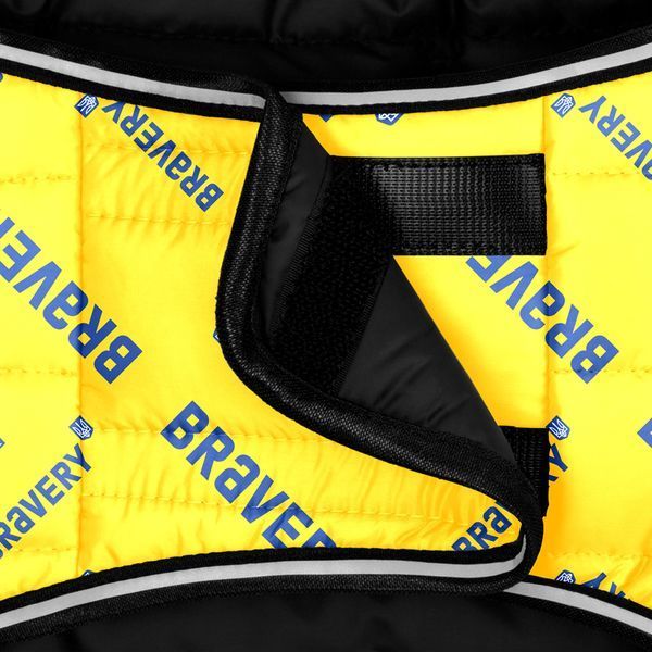 Куртка-накидка для собак WAUDOG Clothes, малюнок "Сміливість", L, А 41 см, B 58-70 см, С 42-52 см 505-0231 фото