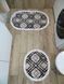 Набір килимків для ванної кімнати, 2 шт, Carpet One Туреччина K104 beige фото 1
