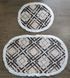 Набір килимків для ванної кімнати, 2 шт, Carpet One Туреччина K104 beige фото 5