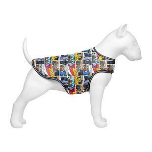 Курточка-накидка для собак WAUDOG Clothes, малюнок "Бетмен комікс", M, А 37 см, B 52-62 см, С 36-47 см 504-4005 фото