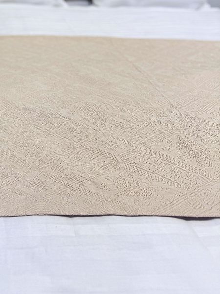 Покривало Ecotton Pique 200х230 см натуральне молочний Natural в крафтовій подарунковій коробці 24531 фото