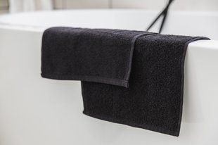 Комплект рушників Ecotton 30х50 см махрові 6 шт. серветки для рук 380 г/м&sup2; графітовий Dark Gray 23117 фото