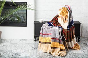 Плед Ecotton 150х220 см із мікрофібри well soft Різнобарвний (23716) 23716 фото