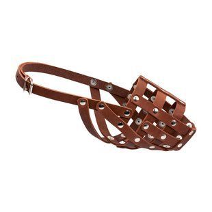 Намордник м'який "CoLLaR" №2 (доберман, вівчарка сука, далматин) коричневий 06296 фото