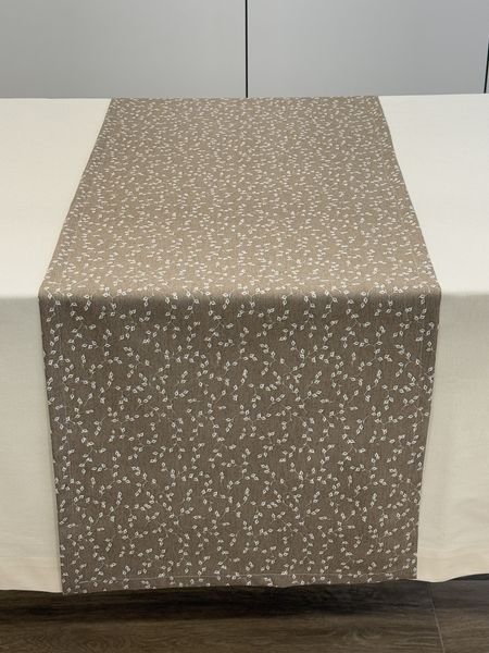Ранер доріжка Ecotton DUCK 45x170 см для обіднього столу водовідштовхувальна кремовий (V 10/ Khave) 25008 фото