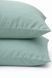Наволочка Ecotton 50х70 см фланель із бавовни Mint м'ятного кольору 944837 фото 1