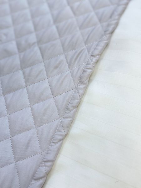 Покривало-доріжка на ліжко Ecotton 70х230 см Саші антиалергенна двостороння світло-сіра Light Grey 25185 фото