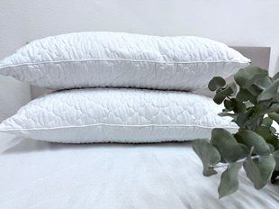 Подушка Ecotton 40х60 см гіпоалергенна натуральна білого кольору 04249/1 фото