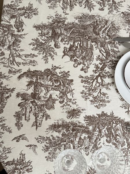 Скатертина столова Ecotton DUCK 170х220 см водовідштовхувальна Italiano бежевий (30497 Beige) 25003 фото