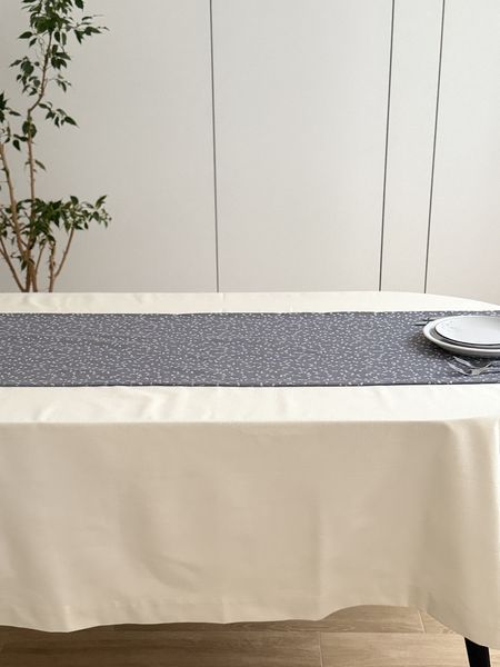 Ранер доріжка Ecotton DUCK 45x170 см для обіднього столу водовідштовхувальна сірий (V 11/ Grey) 25010 фото